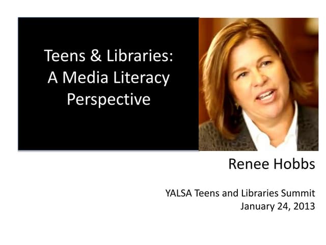Teens and Libraries: A Media Litera...