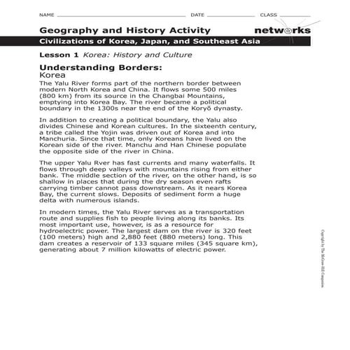 Yalu river geo and hist PDF