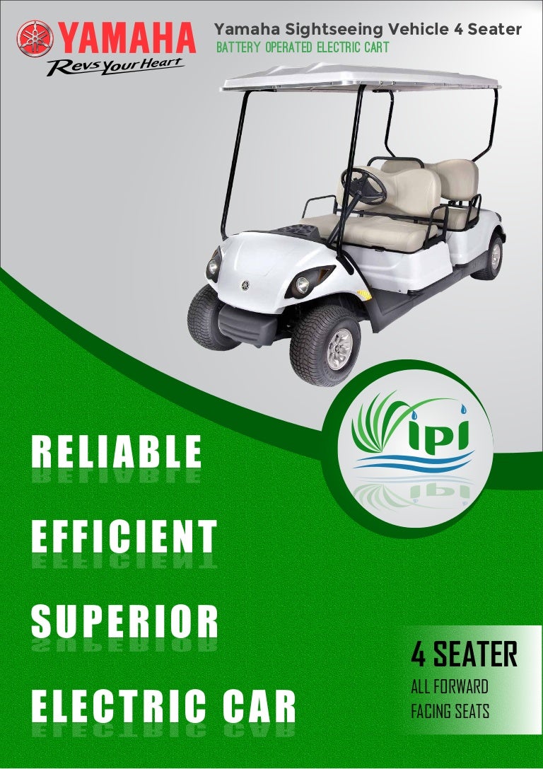 4 seater battery car