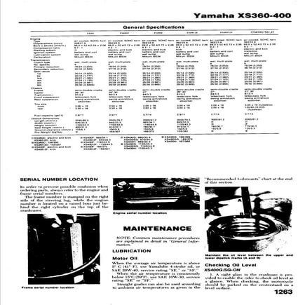 YAMAHA XS 400 1977-1982 - service_manual
