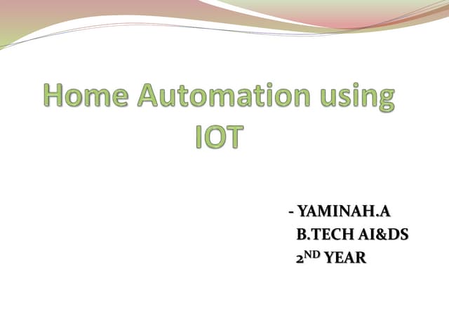 yaminah..home automation.new technologys