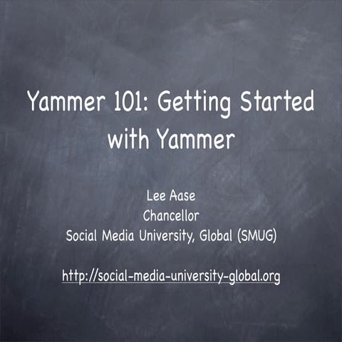 Yammer 101