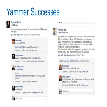 Yammer training 105 | PPTX