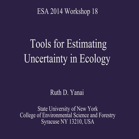 Yanai esa workshop 2014