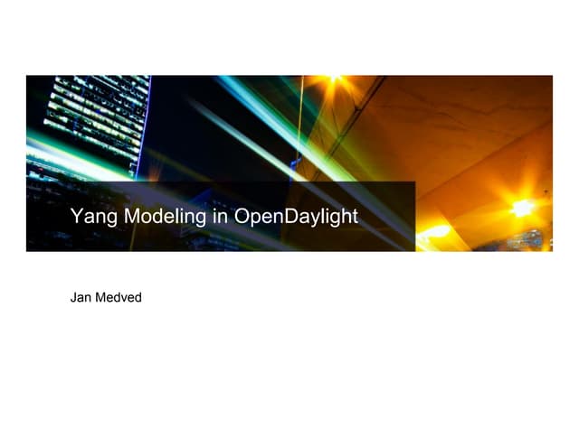 Yang in ODL by Jan Medved