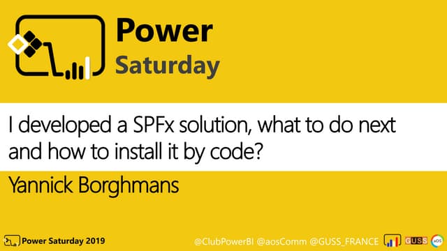 SPS Paris - SPFx deployment