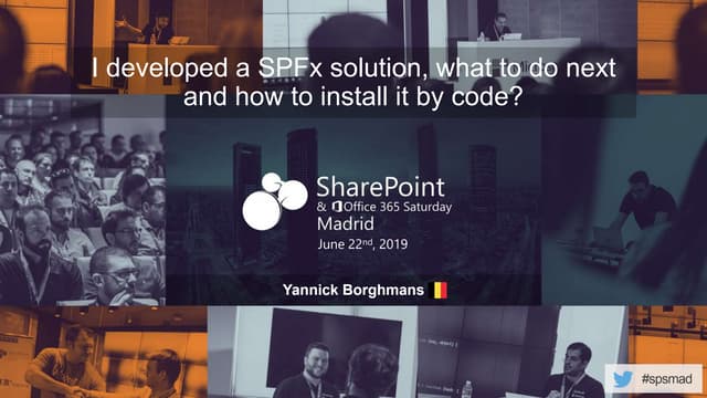 SPS Madrid - SPFx deployment