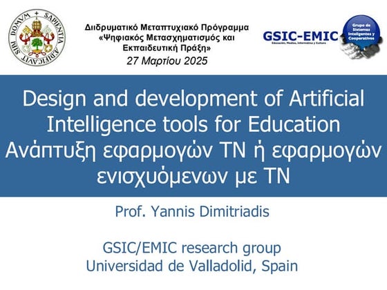 Design approaches and ethical challenges in Artificial Intelligence tools for...