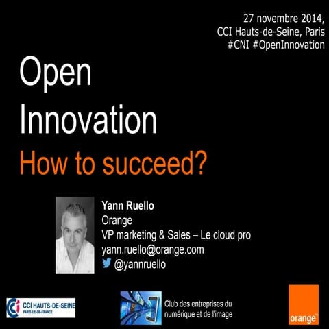 Open Innovation - How to succeed?