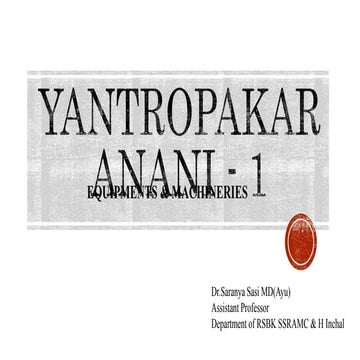 Yantropakaranaani 1 NCISM.pptx