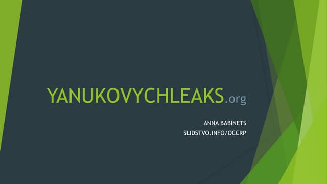 Yanukovychleaks