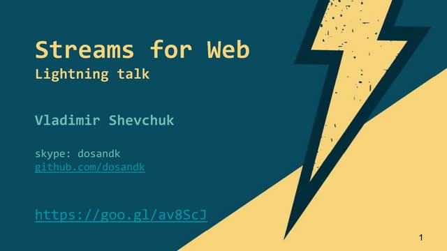 Web streams