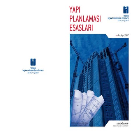 Yapı Planlaması Esasları