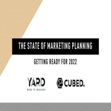 The State of Marketing Planning Whitepaper