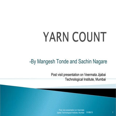 Yarn count