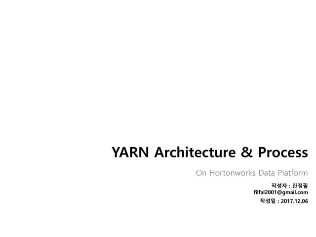 YARN overview
