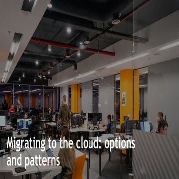 Yaroslav Novytskyy, Anton Vasylenko, N-iX. Migrating to the cloud: options an...