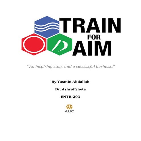 Entrepreneurship project samples submitted in MBA