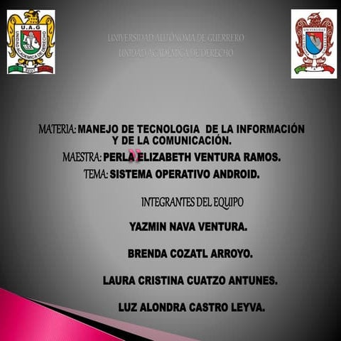 SISTEMA OPERATIVO ANDROI