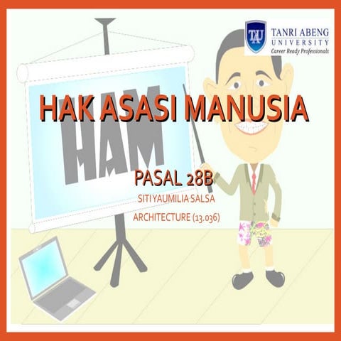 HAK ASASI MANUSIA PASAL 28B