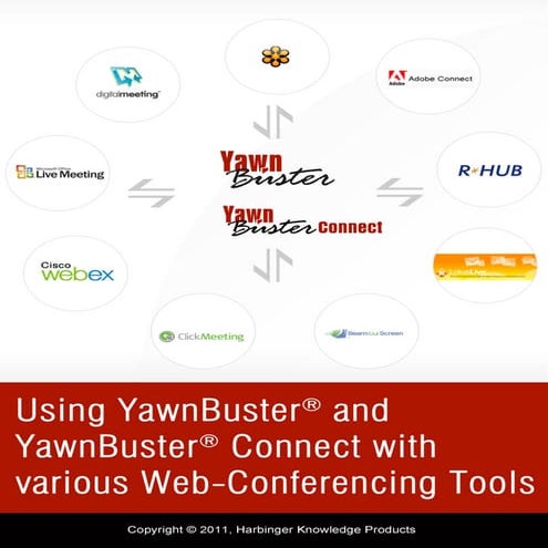 Using YawnBuster & YawnBuster Connect with Web-Conferencing Tools