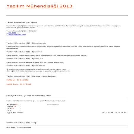 Yazilim muhendisligi-2013