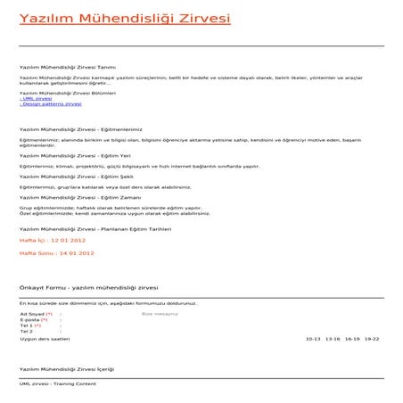 Yazilim muhendisligi-zirvesi