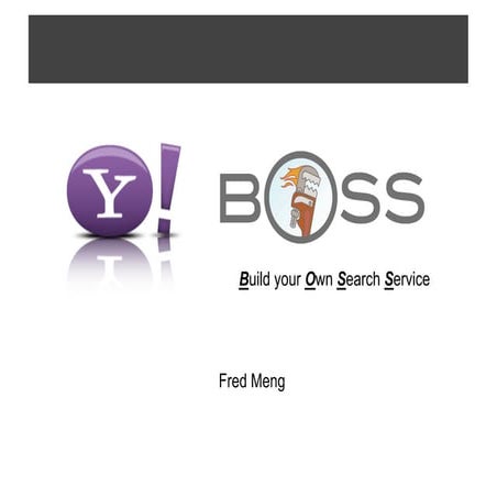 Yahoo! BOSS API external 20091001
