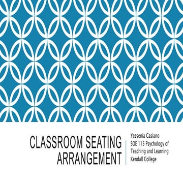 Ycasiano week6 seating