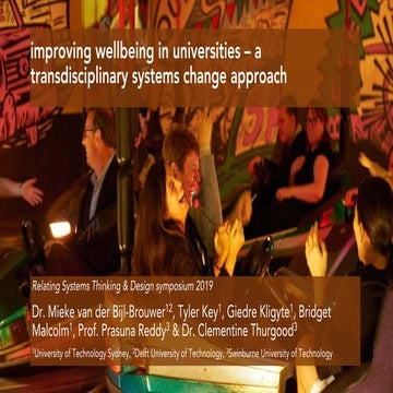 Van Der Bijl-Brouwer Wellbeing in Universities