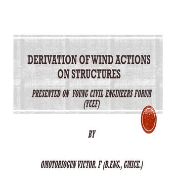 Ycef presentaion derivation of wind loading upload