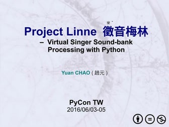Project Linne 徵音梅林 -- Virtual Singer Sound-bank Processed with Python