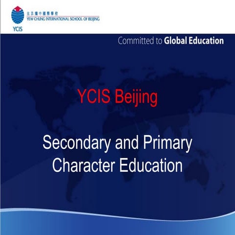 Yew Chung International School of Beijing - Character Education