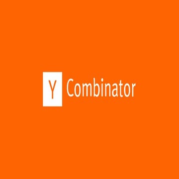 Y Combinator Pitch Deck designed by Zlides