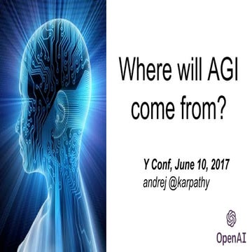 Y conf talk - Andrej Karpathy