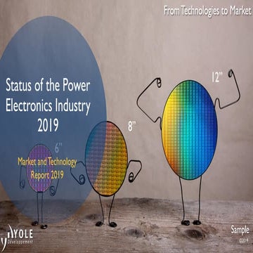 Status of the Power Electronics Industry 2019 by Yole Développement