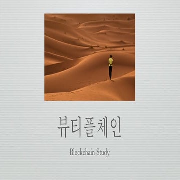 블록체인 소모임 - 뷰티플체인 소개