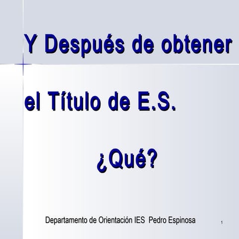 Y después de la esa, que 12.13