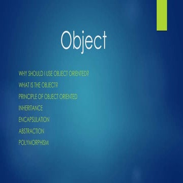 Object | PPT