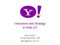 Innovation and Strategy in Web 2.0:  Application Marketing