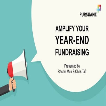 Amplify Your Year-End Fundraising
