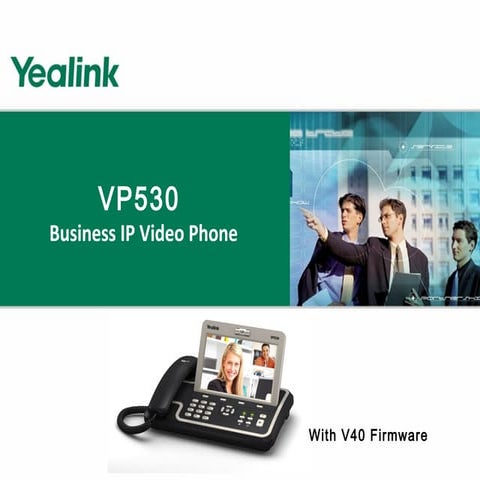 Yealink business ip video phone vp530