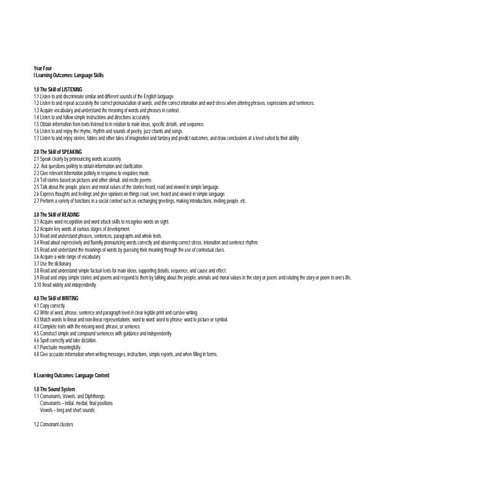 Year four-english-skills