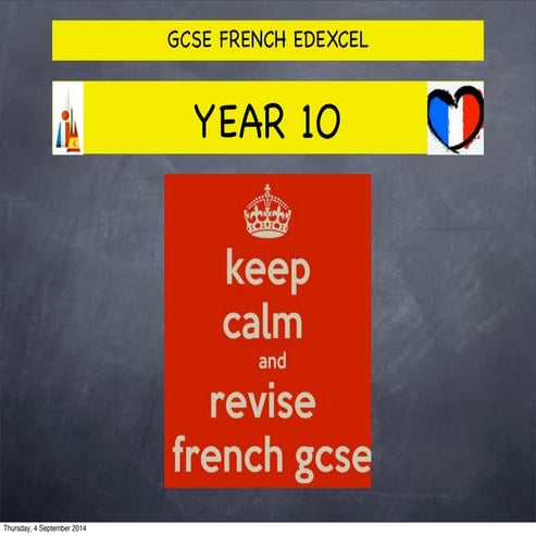 Year 10   lesson 1 GCSE Writing 1 