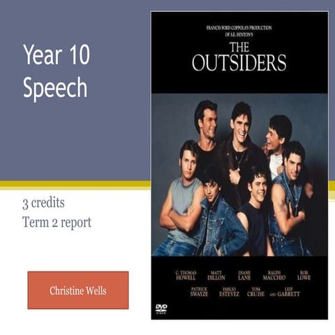 Year 10 Talk Show Oral Presentation 