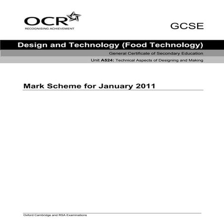 Year11 examjan2011markscheme