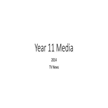 Year 11 media