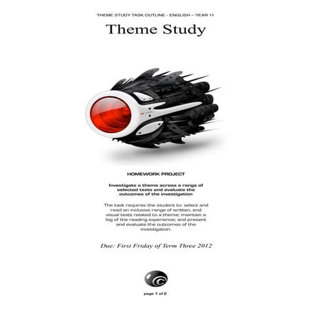 Year 11 Theme Study 2011