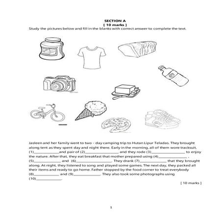 Bahasa Inggeris Penulisan Year 5