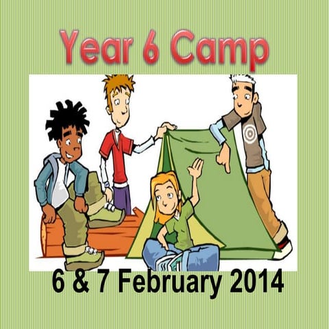 Year 6 camp 2014